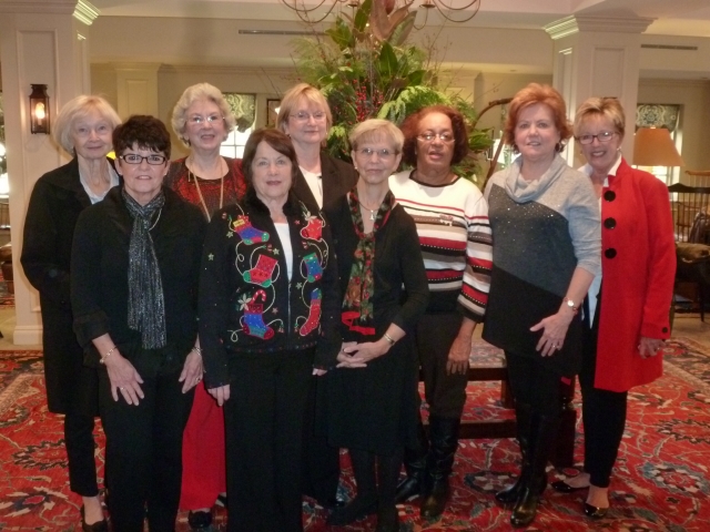 The Norview girls met December 10, 2014 at The Lodge in Williamsburg for the annual Christmas Lunch. L-R in Front: Mary Bell Myers, Pat Jones Brewer, Ann Stanfield Burnette. L-R in Back: Jan Croes Davis, Pam Birdsong Gordon, Judy Wright Ivey, Pat Turner, 